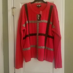 Lord & Taylor Cashmere Wool Blend Cable Sweater